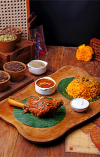 Matka Chicken Biryani at Chai'Ba Bali