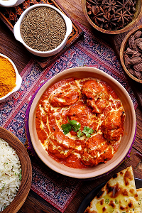 Butter Chicken at Chai'Ba Bali
