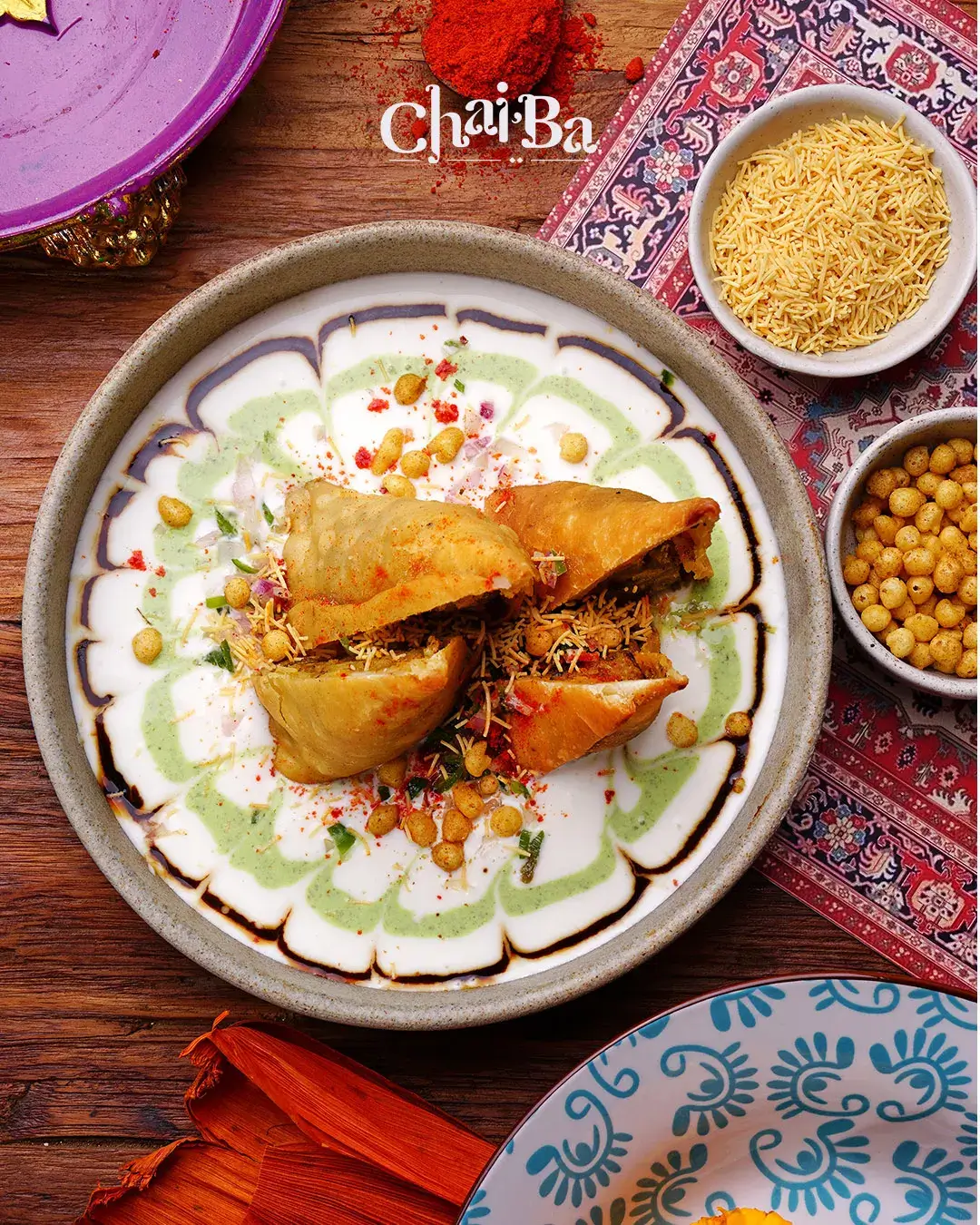 SAMOSA CHAAT (VEG) - 99Rp