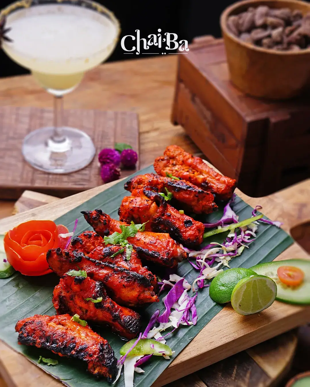 TANDOORI CHICKEN WINGS (GF) - 119Rp