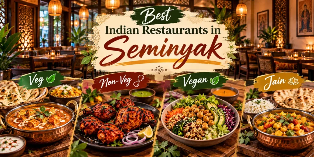 Best Indian Restaurants in Seminyak: Veg, Non-Veg, Vegan & Jain Options